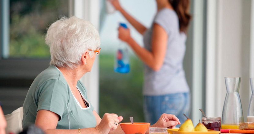  Servicio de limpieza a domicilio para personas mayores