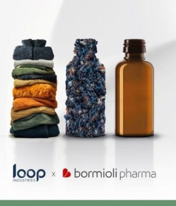 Loop Industries y Bormioli Pharma presentan en Pharmapack 2024 una botella de envasado farmacéutico