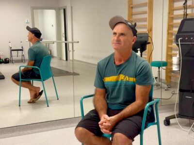 Aitor Francesena inicia su rehabilitación en Policlínica Gipuzkoa tras ser intervenido del hombro