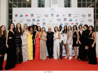 TheaMou by Theo relanza los Juegos Olímpicos y la Operación PAME BROSTA en la Semana de la Moda de Atenas