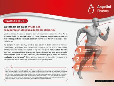 La aplicación de calor mejora la recuperación después de realizar deporte, según Pablo de la Serna