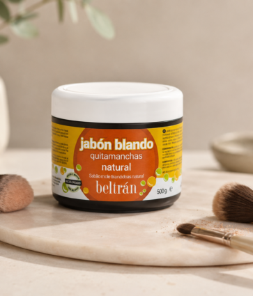 Jabón Blando Beltrán: el secreto natural para una limpieza impecable de brochas de maquillaje